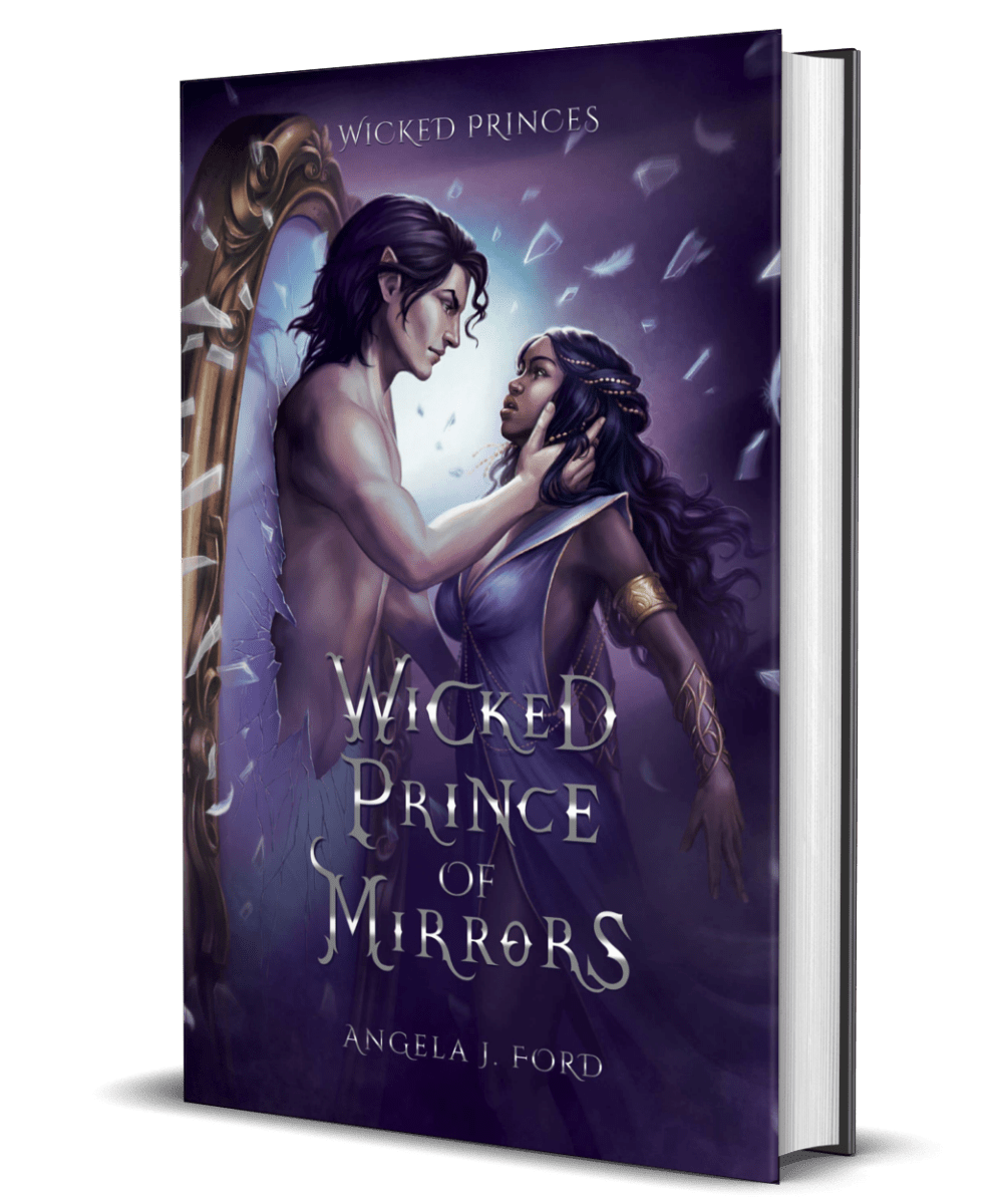 Wicked Prince of Mirrors: A villain gets the girl romantasy - Angela J. Ford | Fantasy Author