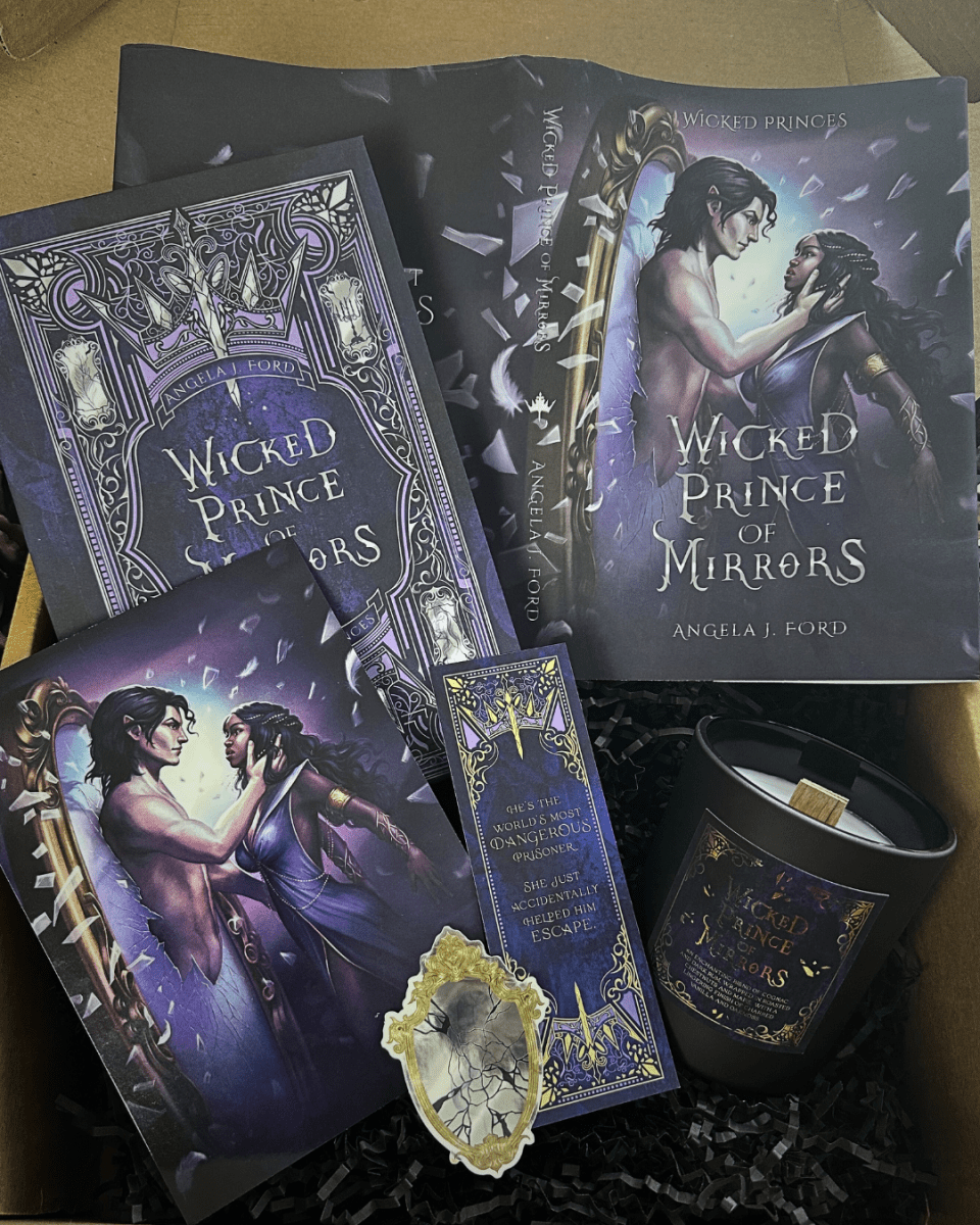 Wicked Prince of Mirrors: A villain gets the girl romantasy - Angela J. Ford | Fantasy Author