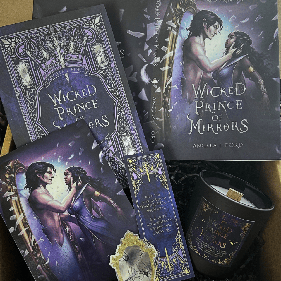 Wicked Prince of Mirrors: A villain gets the girl romantasy - Angela J. Ford | Fantasy Author
