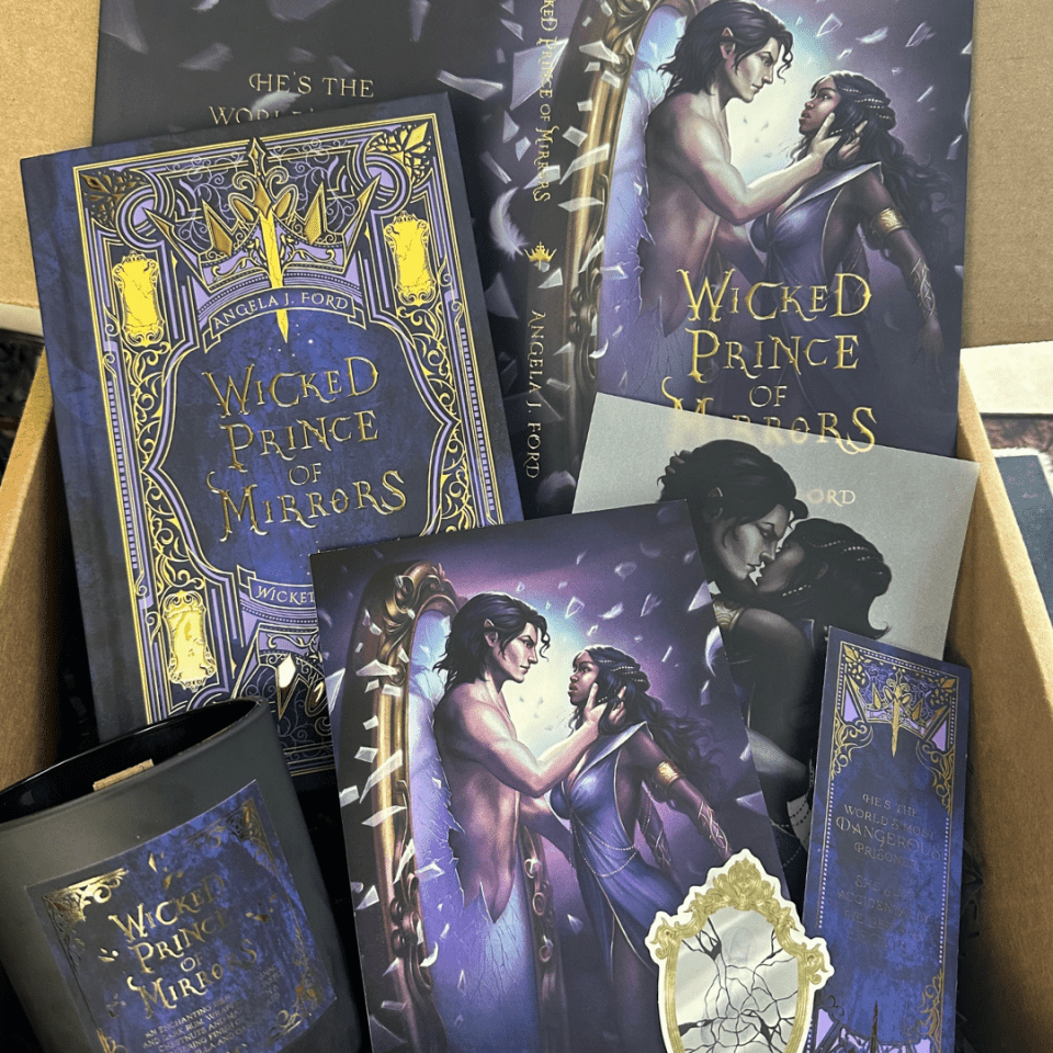 Wicked Prince of Mirrors: A villain gets the girl romantasy - Angela J. Ford | Fantasy Author