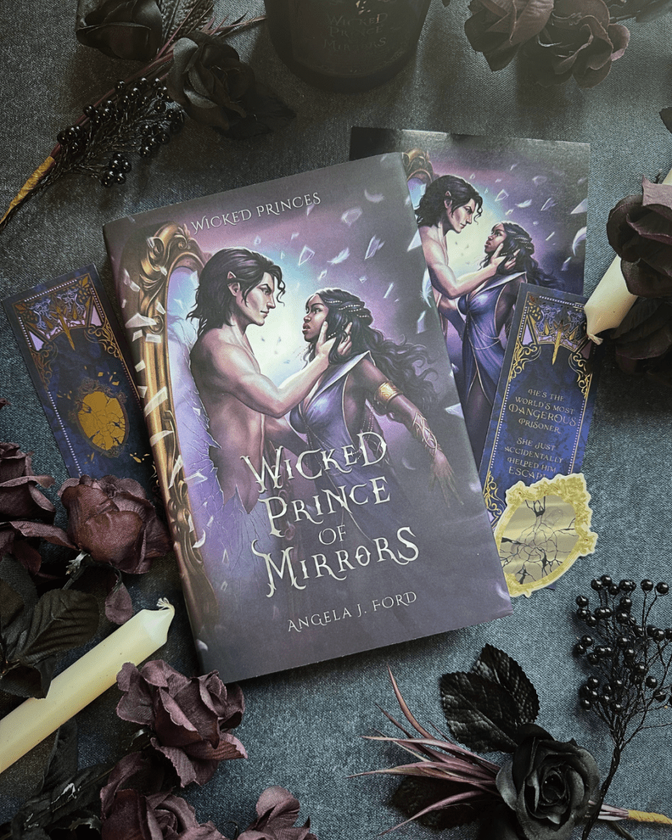 Wicked Prince of Mirrors: A villain gets the girl romantasy - Angela J. Ford | Fantasy Author