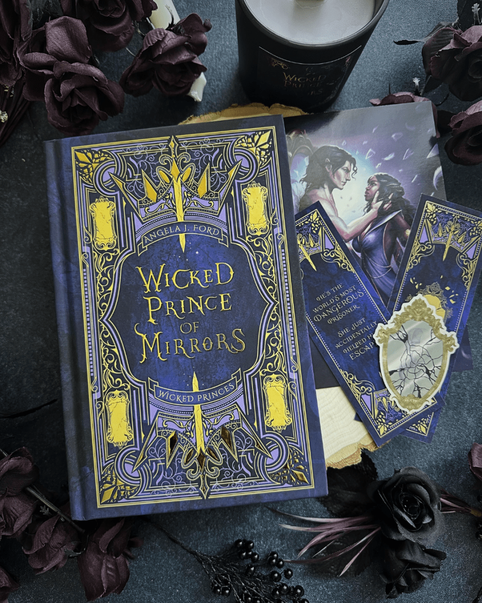 Wicked Prince of Mirrors: A villain gets the girl romantasy - Angela J. Ford | Fantasy Author