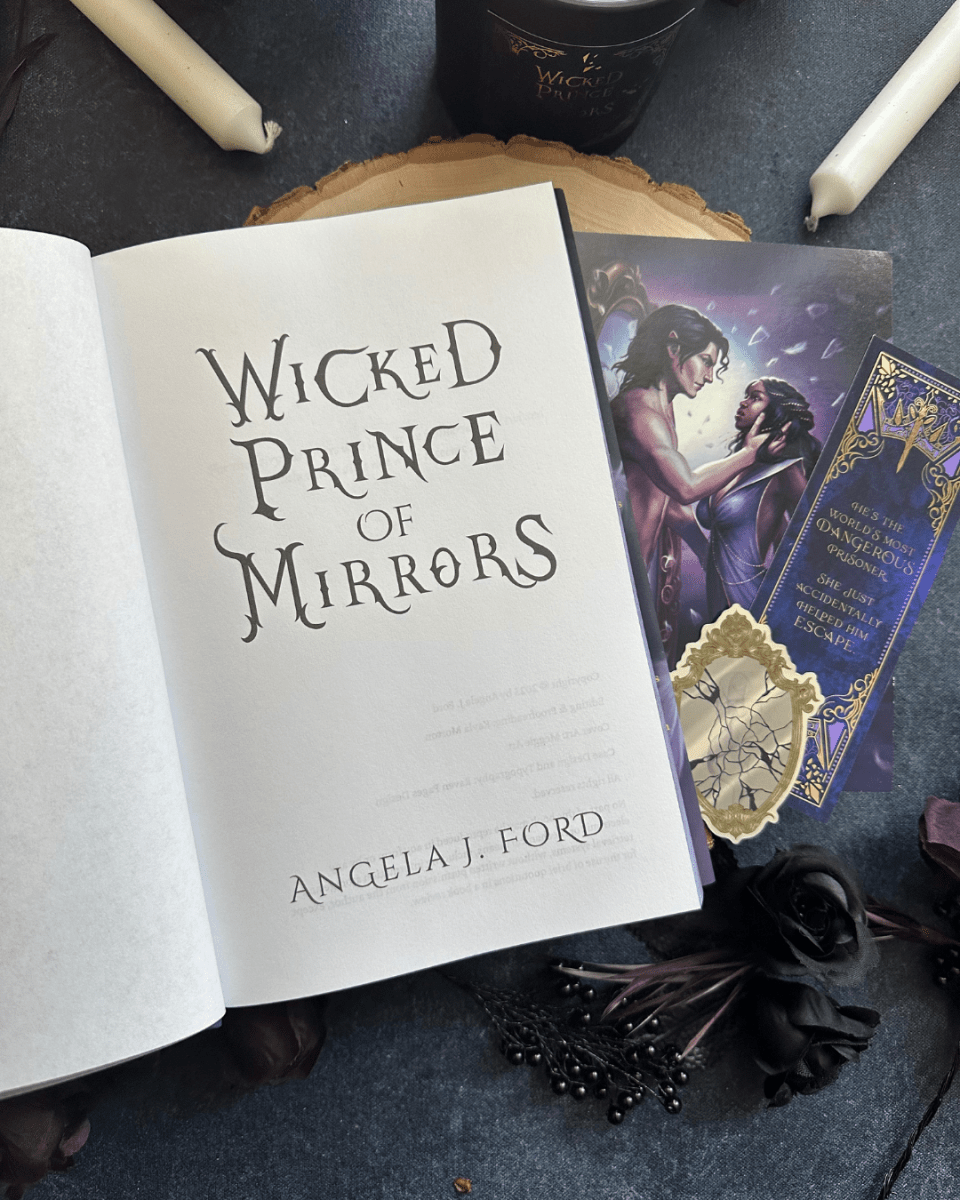Wicked Prince of Mirrors: A villain gets the girl romantasy - Angela J. Ford | Fantasy Author