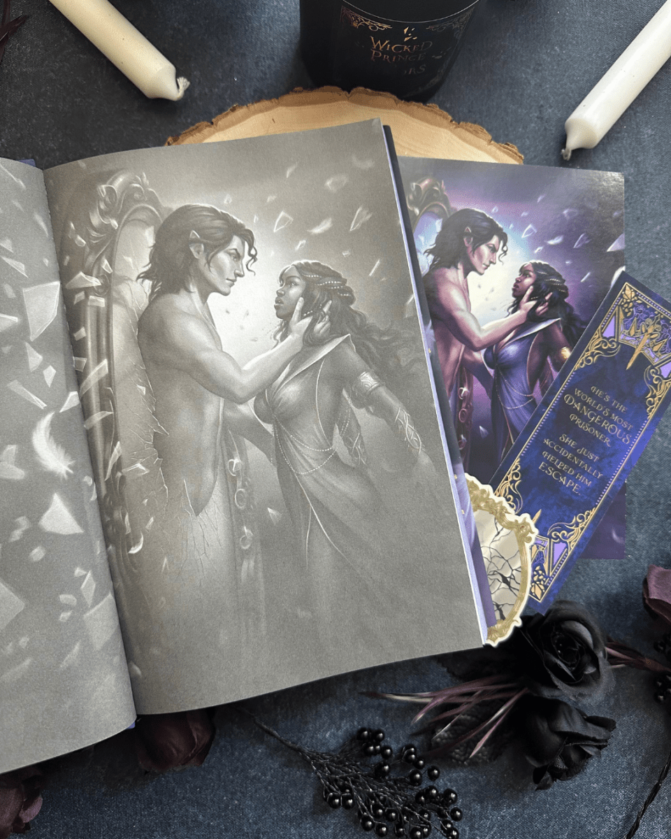 Wicked Prince of Mirrors: A villain gets the girl romantasy - Angela J. Ford | Fantasy Author