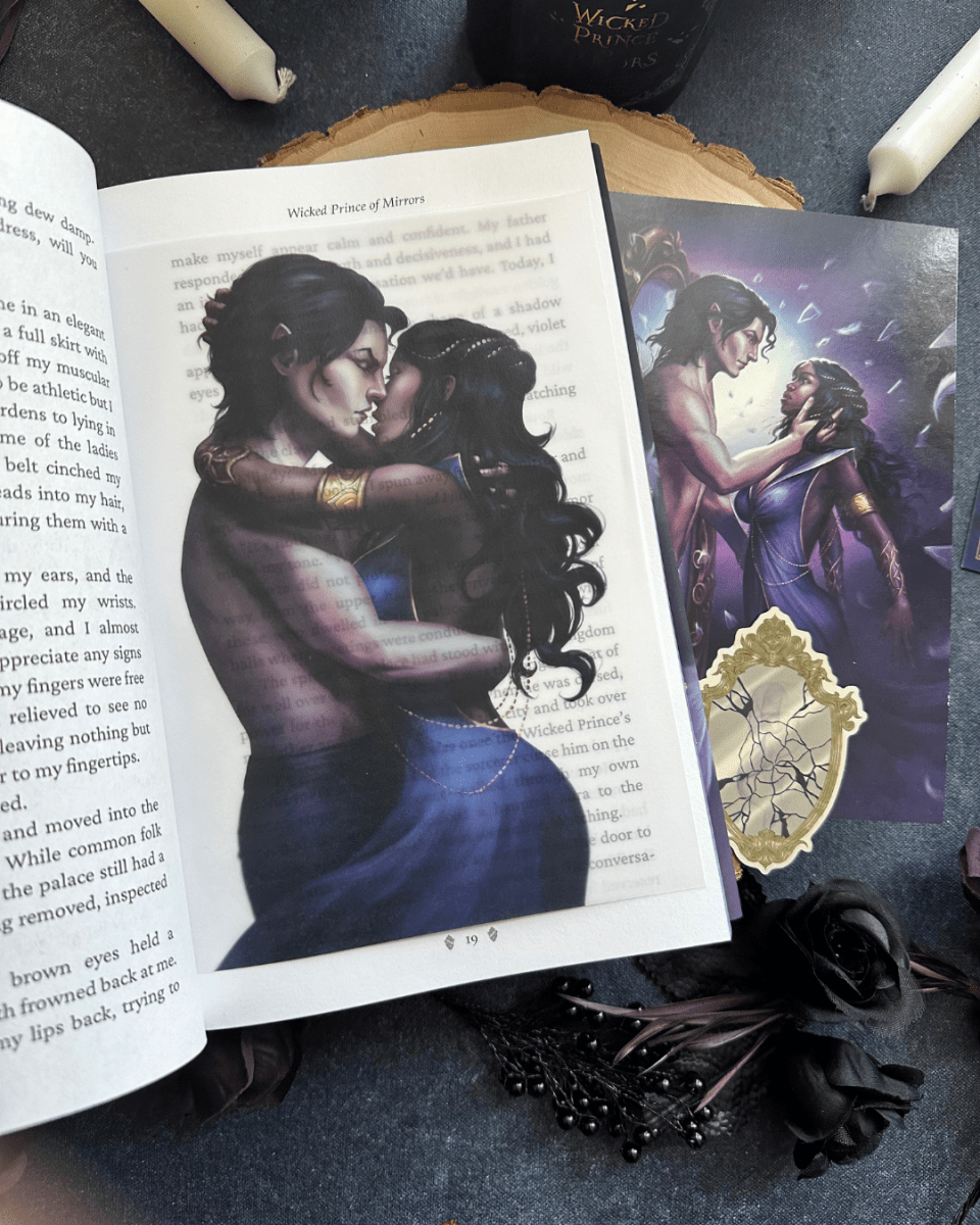 Wicked Prince of Mirrors: A villain gets the girl romantasy - Angela J. Ford | Fantasy Author