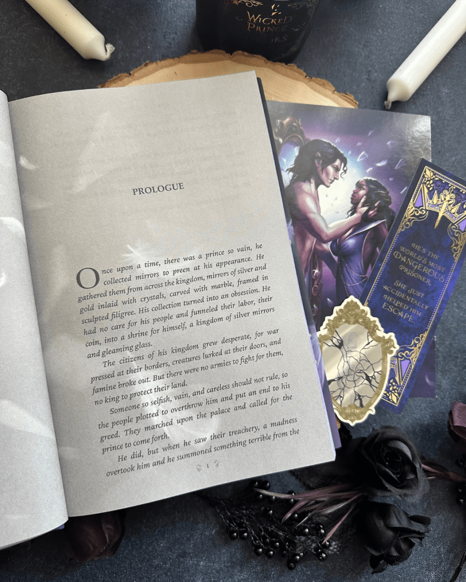 Wicked Prince of Mirrors: A villain gets the girl romantasy - Angela J. Ford | Fantasy Author