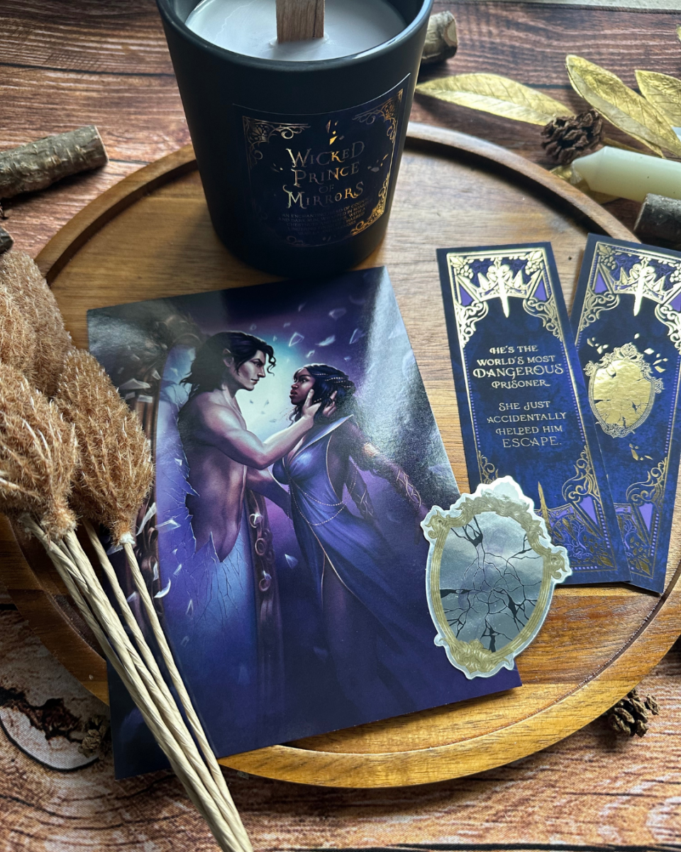 Wicked Prince of Mirrors: A villain gets the girl romantasy - Angela J. Ford | Fantasy Author